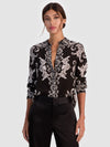 WILLA SILK BLOUSE-ALICE + OLIVIA