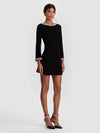 MAILYNN EMBELL TRIM BELL SLV MINI DRESS-ALICE + OLIVIA