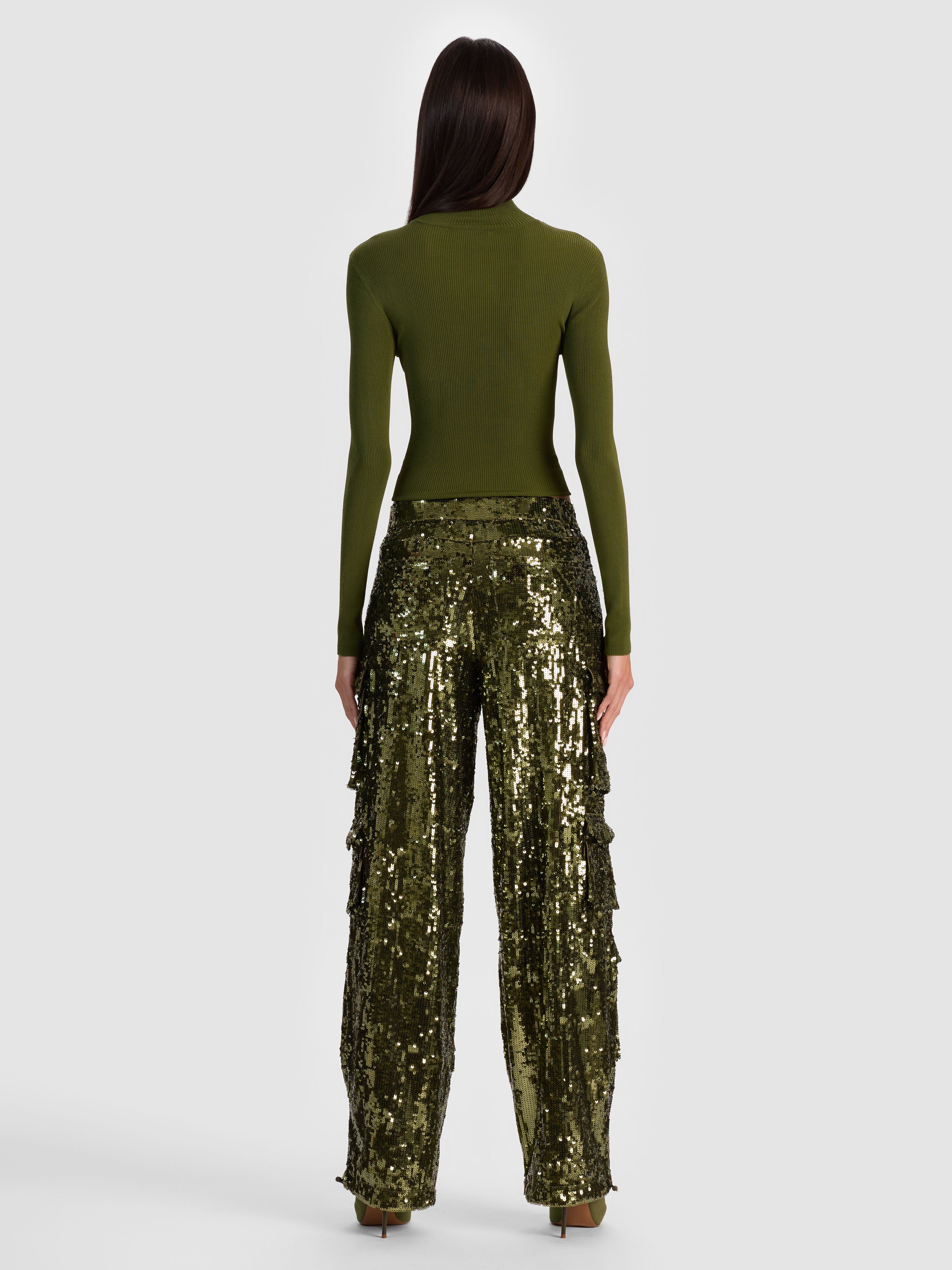 ROBERTA RIBBED TURTLENECK-ALICE + OLIVIA