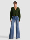 COREY HOODED CASHMERE CARDIGAN-DARK OLIVE-ALICE + OLIVIA