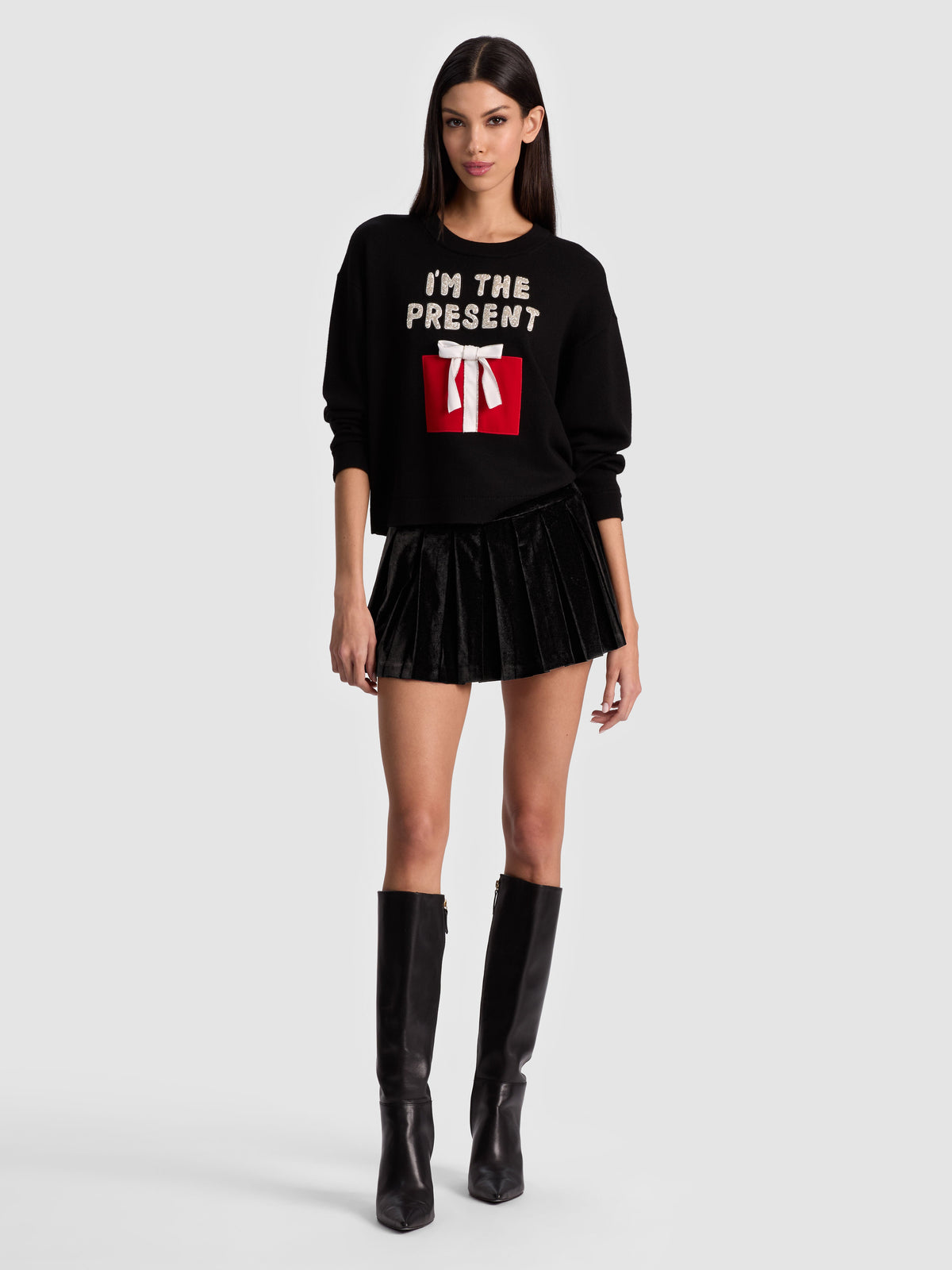 PERRY PRESENT PULLOVER-ALICE + OLIVIA