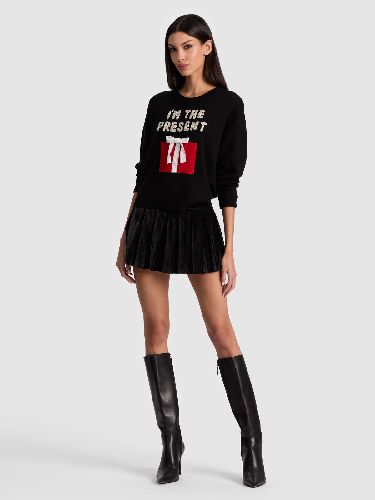 PERRY PRESENT PULLOVER-ALICE + OLIVIA