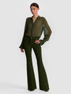 TURNER BUTTON DOWN-DARK OLIVE-ALICE + OLIVIA