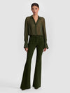 TURNER BUTTON DOWN-DARK OLIVE-ALICE + OLIVIA