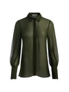 TURNER BUTTON DOWN-DARK OLIVE-ALICE + OLIVIA