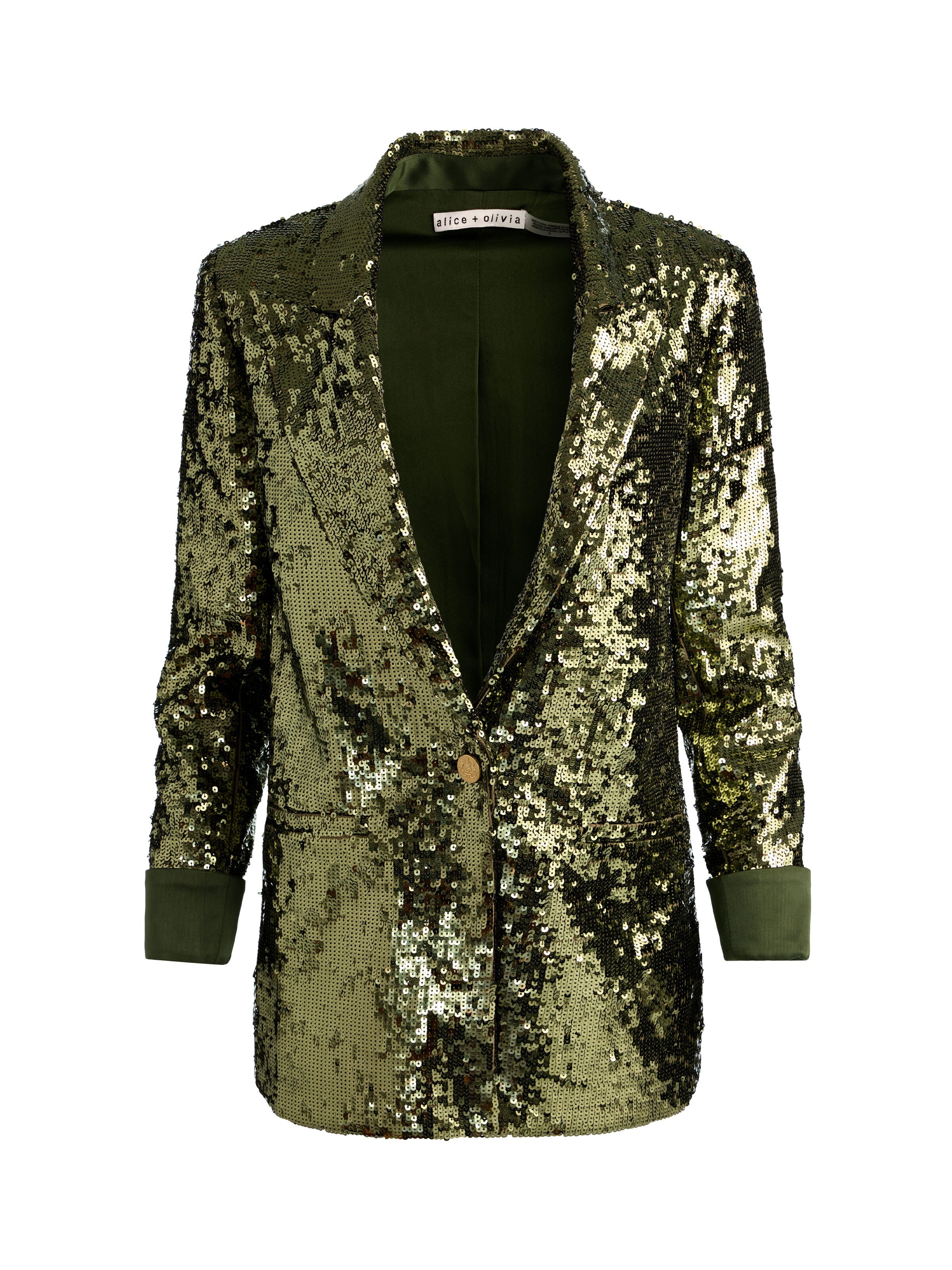 QUINCY SEQUIN BLAZER-ALICE + OLIVIA
