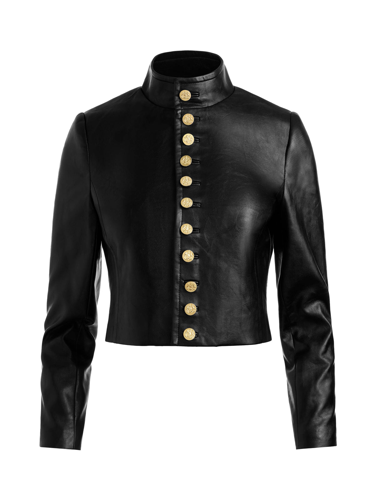 EMERSON VEGAN MILITARY JACKET-ALICE + OLIVIA