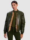 BECKY REVERSIBLE FAUX FUR BOMBER JACKET-ALICE + OLIVIA