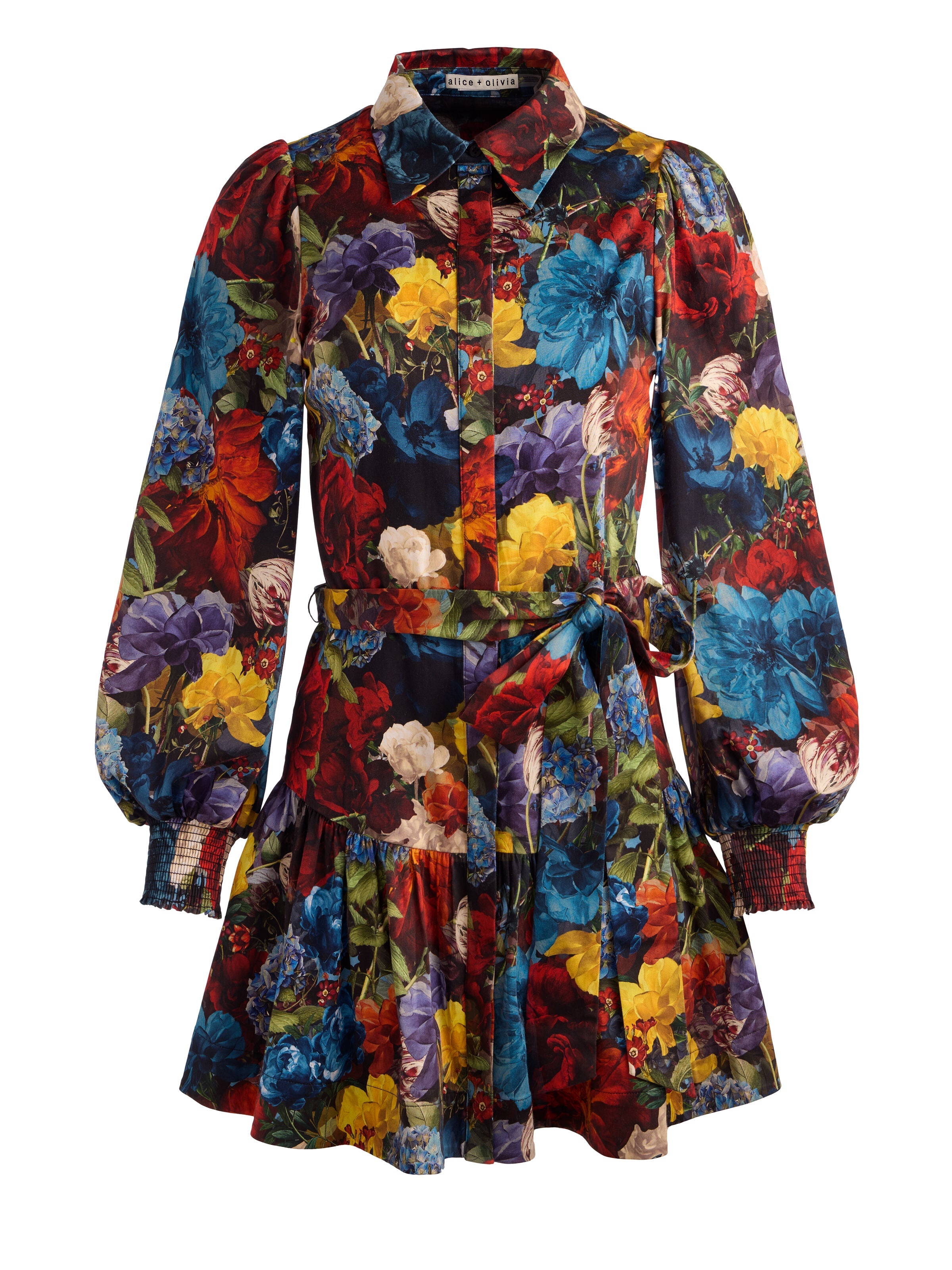 LILY MINI SHIRT DRESS-ALICE + OLIVIA