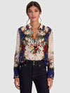 WILLA SILK BLOUSE-ALICE + OLIVIA