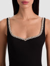 EVE EMBELLISHED TRIM MINI DRESS-ALICE + OLIVIA
