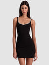 EVE EMBELLISHED TRIM MINI DRESS-ALICE + OLIVIA