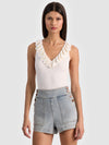 MARNIE RUFFLE TANK-ALICE + OLIVIA