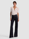 THALIA BUTTON DOWN BLOUSE-OFF WHITE-ALICE + OLIVIA