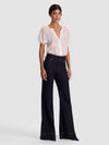 THALIA BUTTON DOWN BLOUSE-OFF WHITE-ALICE + OLIVIA