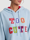 SUNNY CROPPED HOODIE-ALICE + OLIVIA