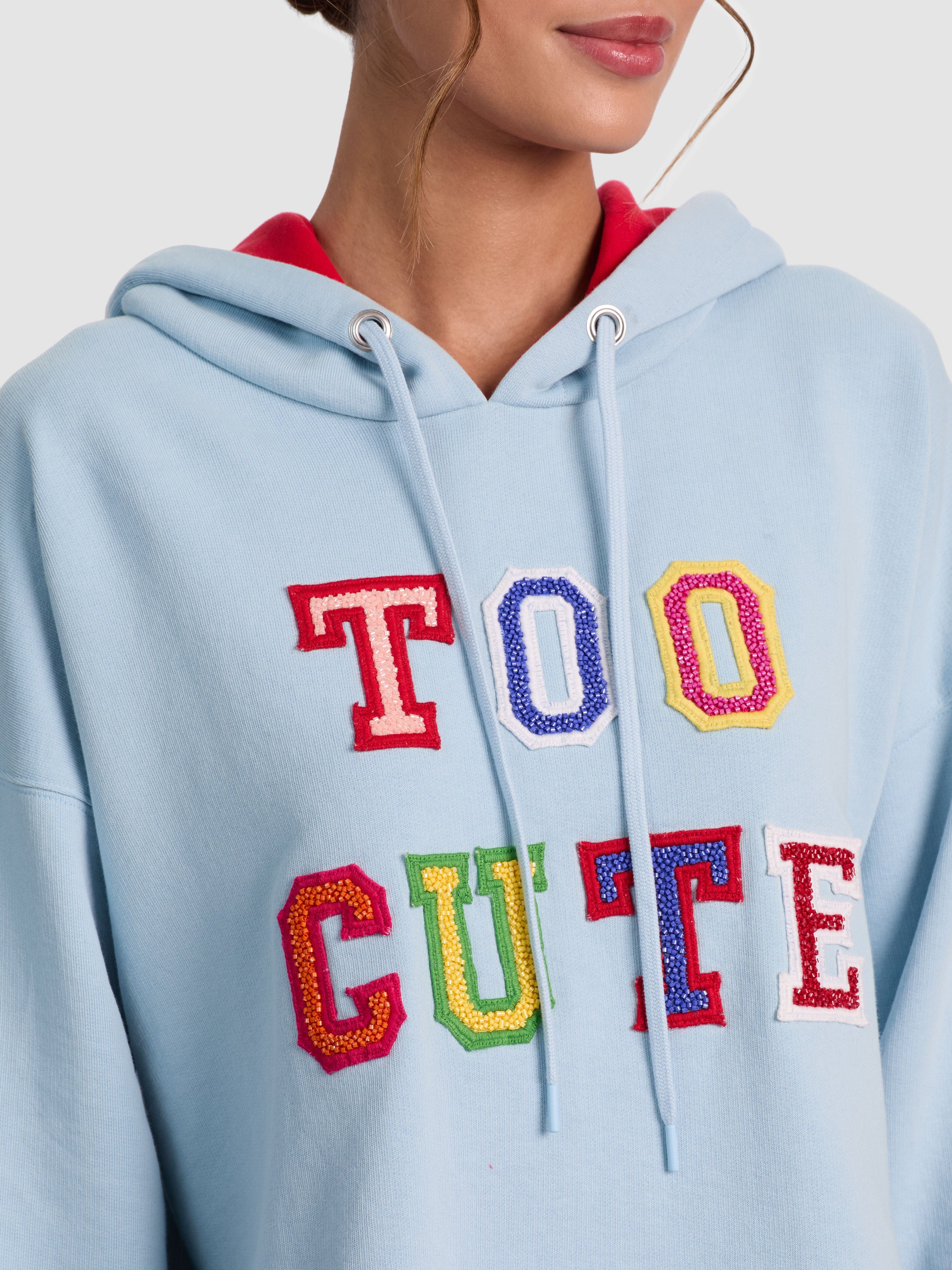 SUNNY CROPPED HOODIE-ALICE + OLIVIA