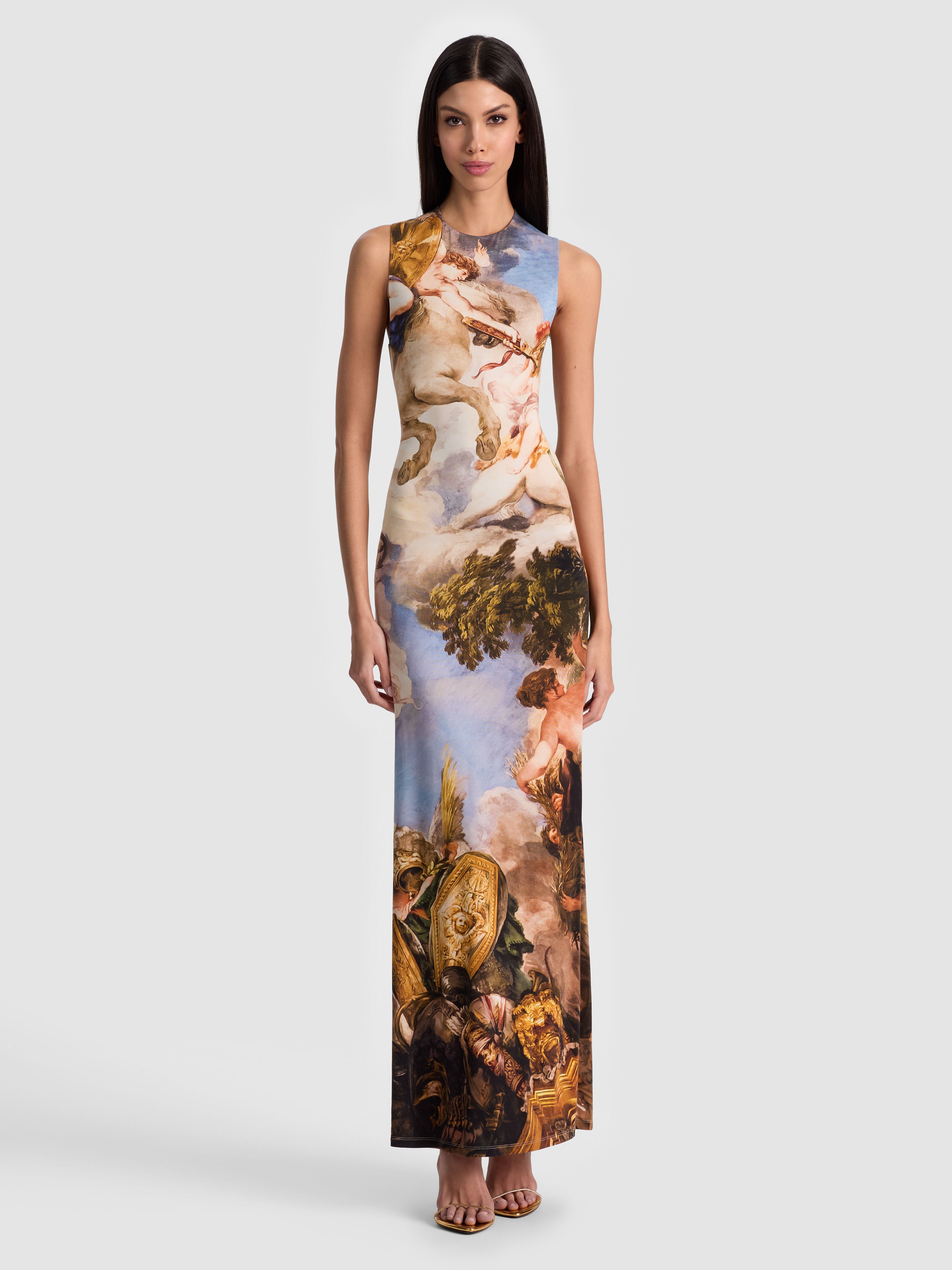 DELORA OPEN BACK MAXI DRESS-ALICE + OLIVIA