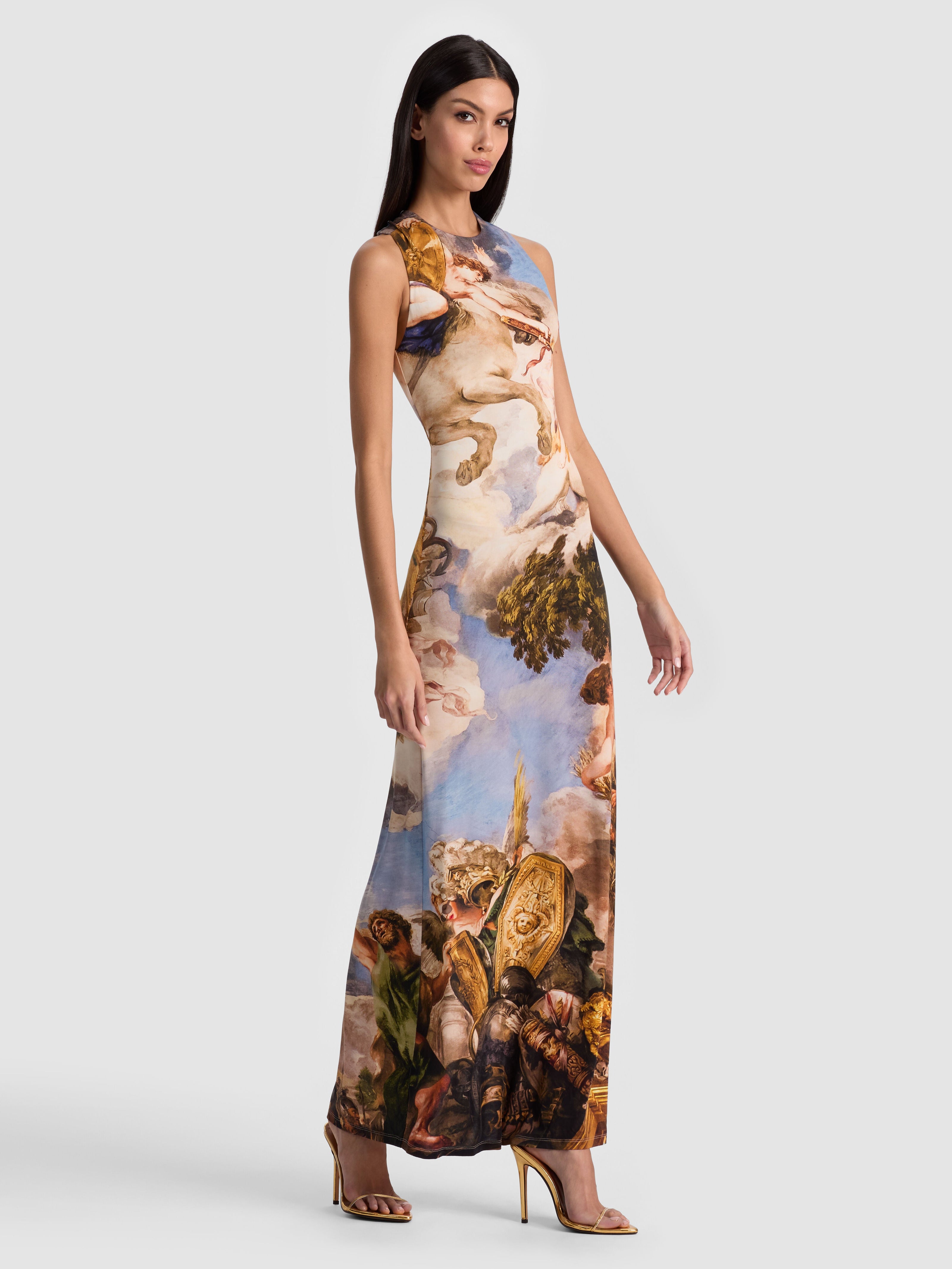 DELORA OPEN BACK MAXI DRESS-RENAISSANCE FAIR-ALICE + OLIVIA