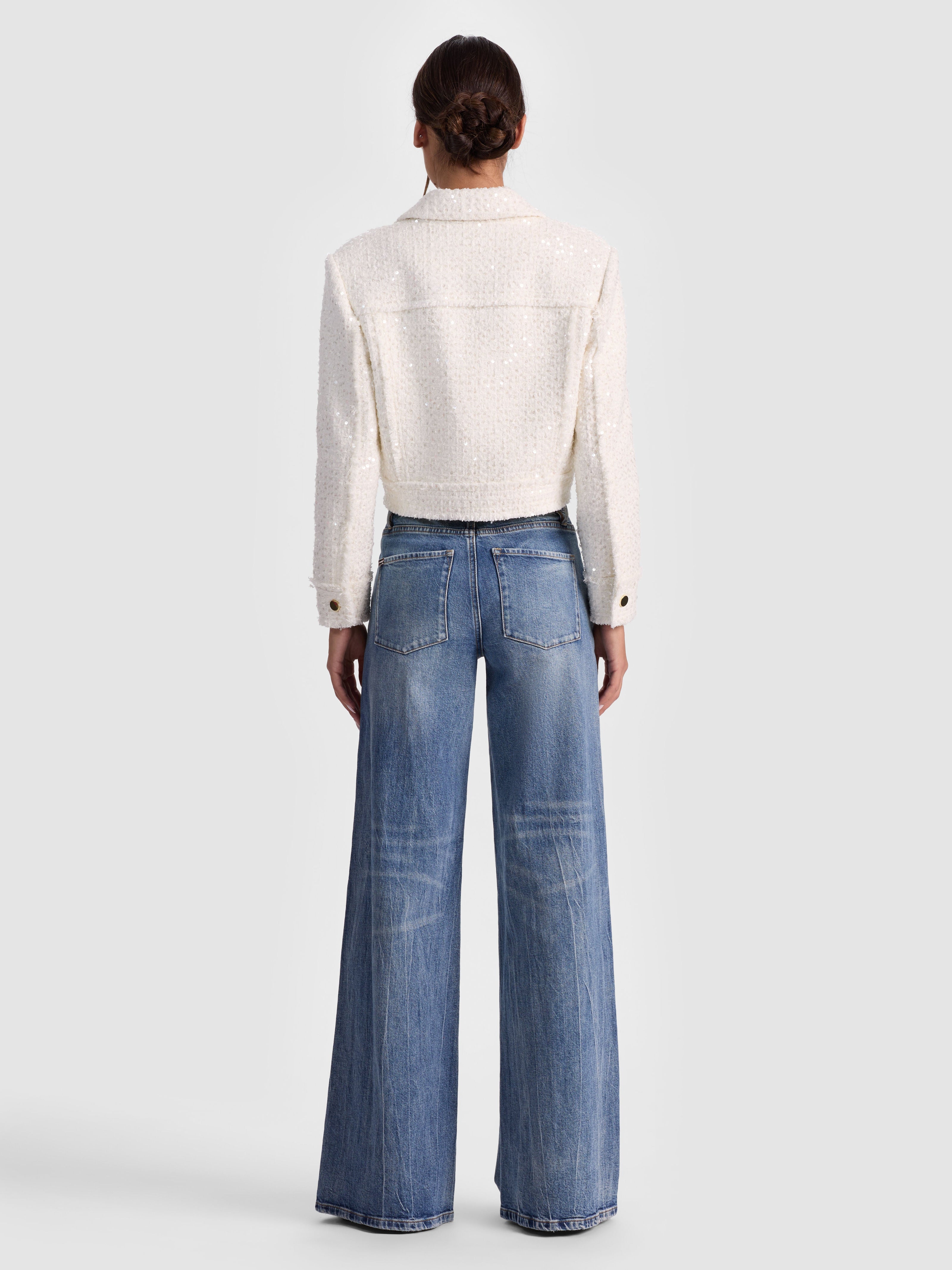 CHLOE TWEED JACKET-OFF WHITE-ALICE + OLIVIA