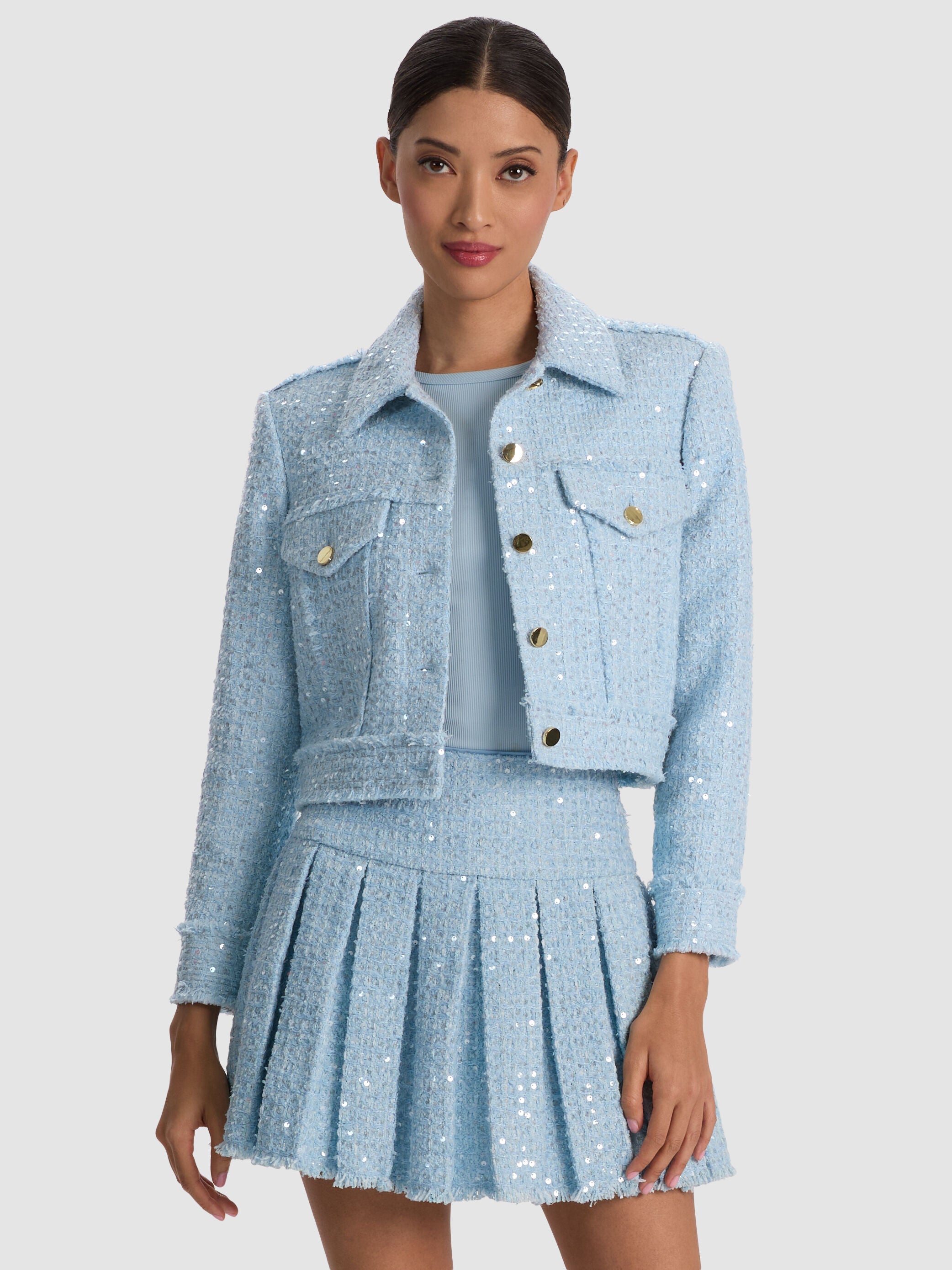 CHLOE TWEED JACKET-ALICE + OLIVIA