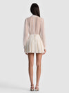 EMILIE TWEED MINI SKIRT-OFF WHITE-ALICE + OLIVIA