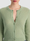 DOLLIE POINTELLE CASHMERE CARDIGAN-ALICE + OLIVIA