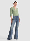 DOLLIE POINTELLE CASHMERE CARDIGAN-ALICE + OLIVIA