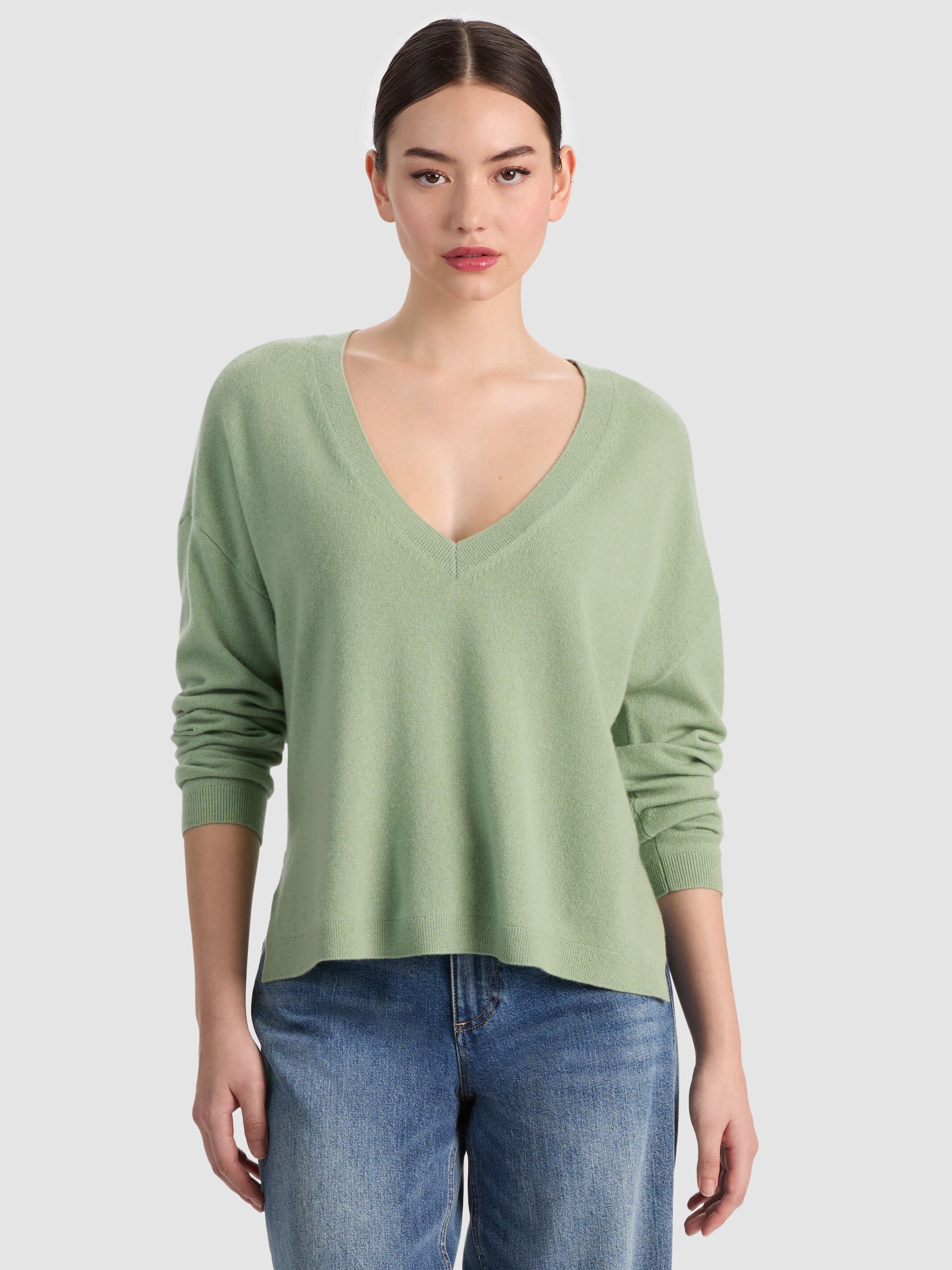 WILLIAMS CASHMERE PULLOVER-ALICE + OLIVIA