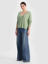 WILLIAMS CASHMERE PULLOVER-SAGE-ALICE + OLIVIA