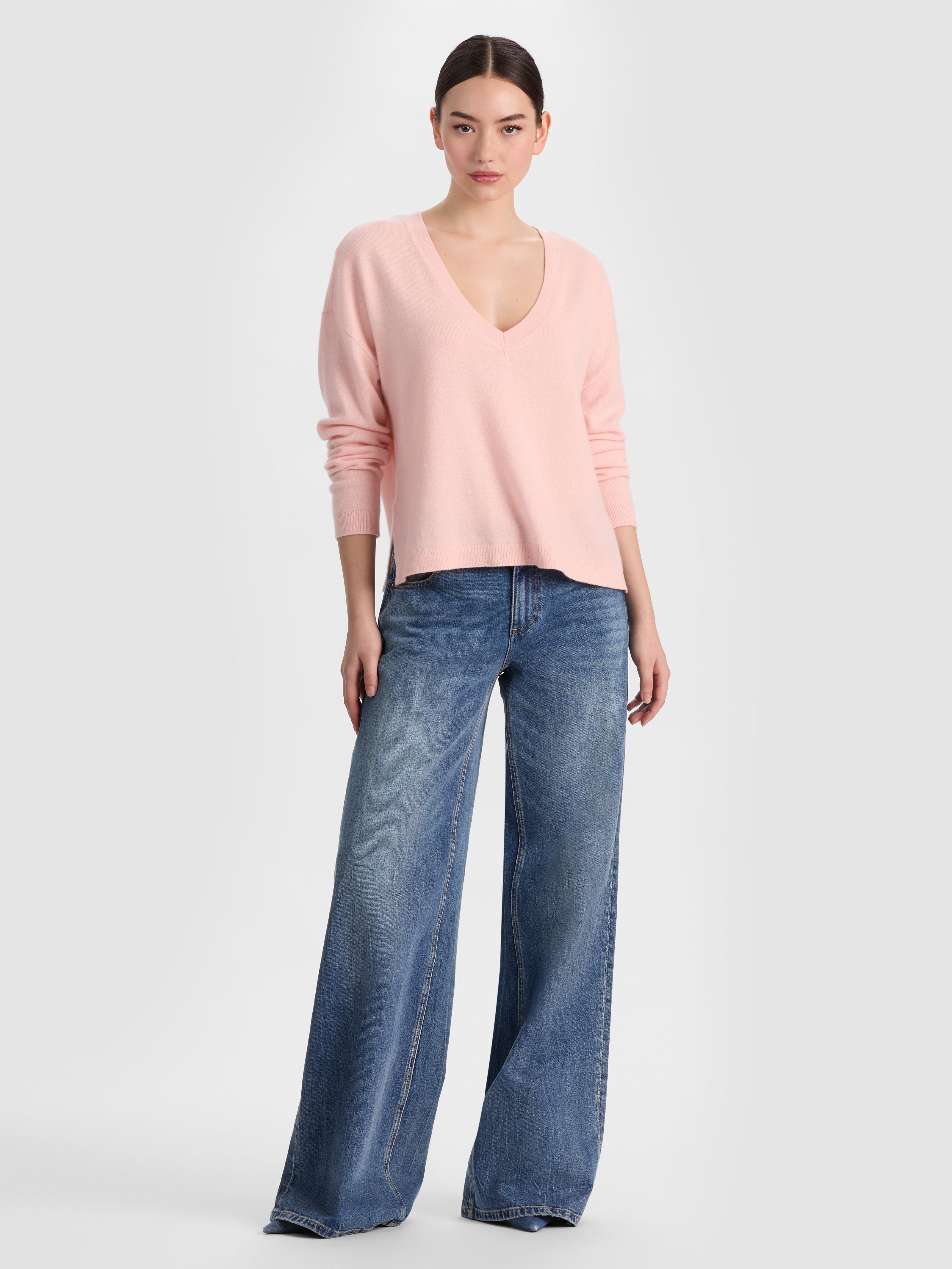 WILLIAMS CASHMERE PULLOVER-ALICE + OLIVIA