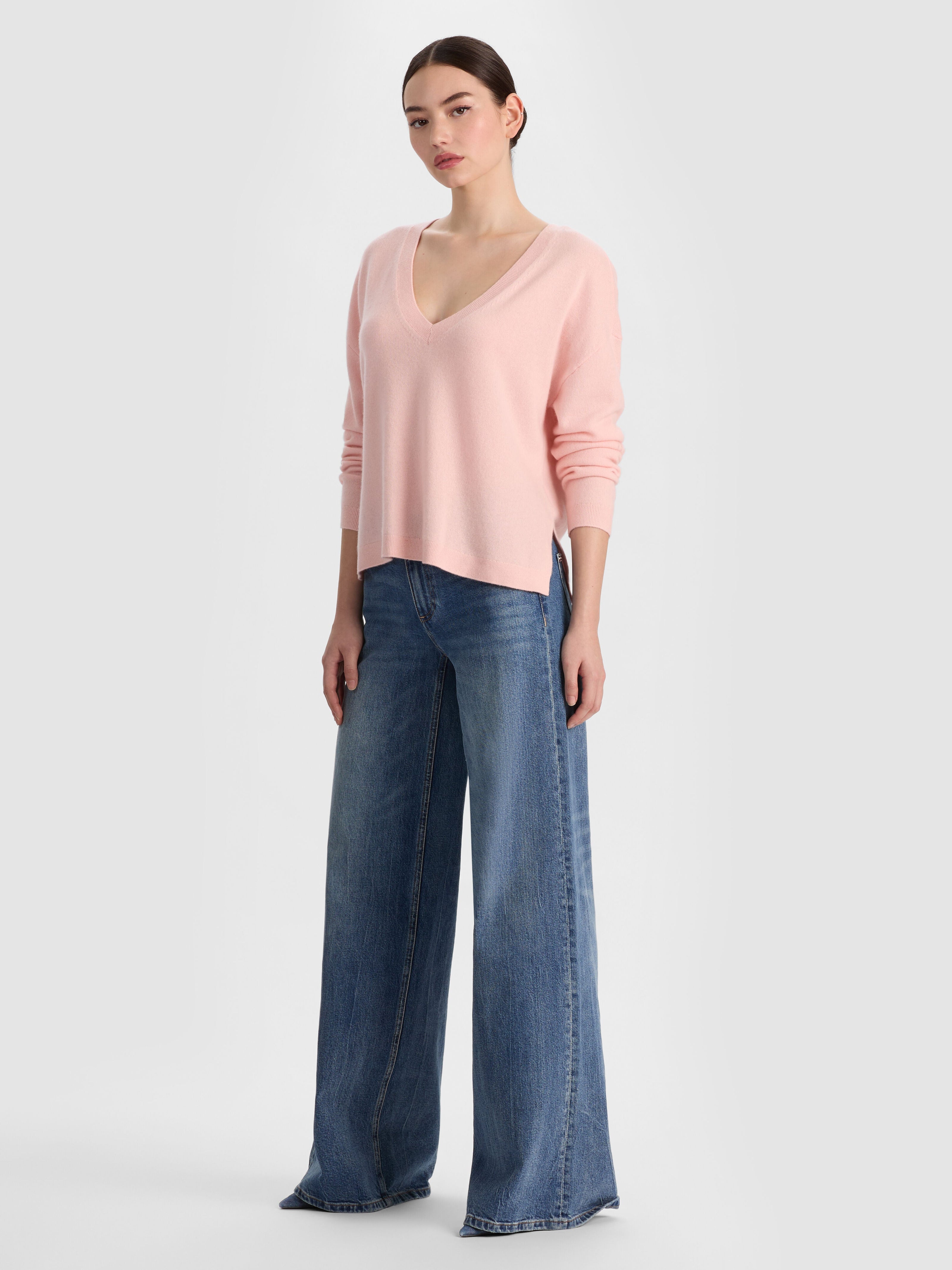 WILLIAMS CASHMERE PULLOVER-ALICE + OLIVIA
