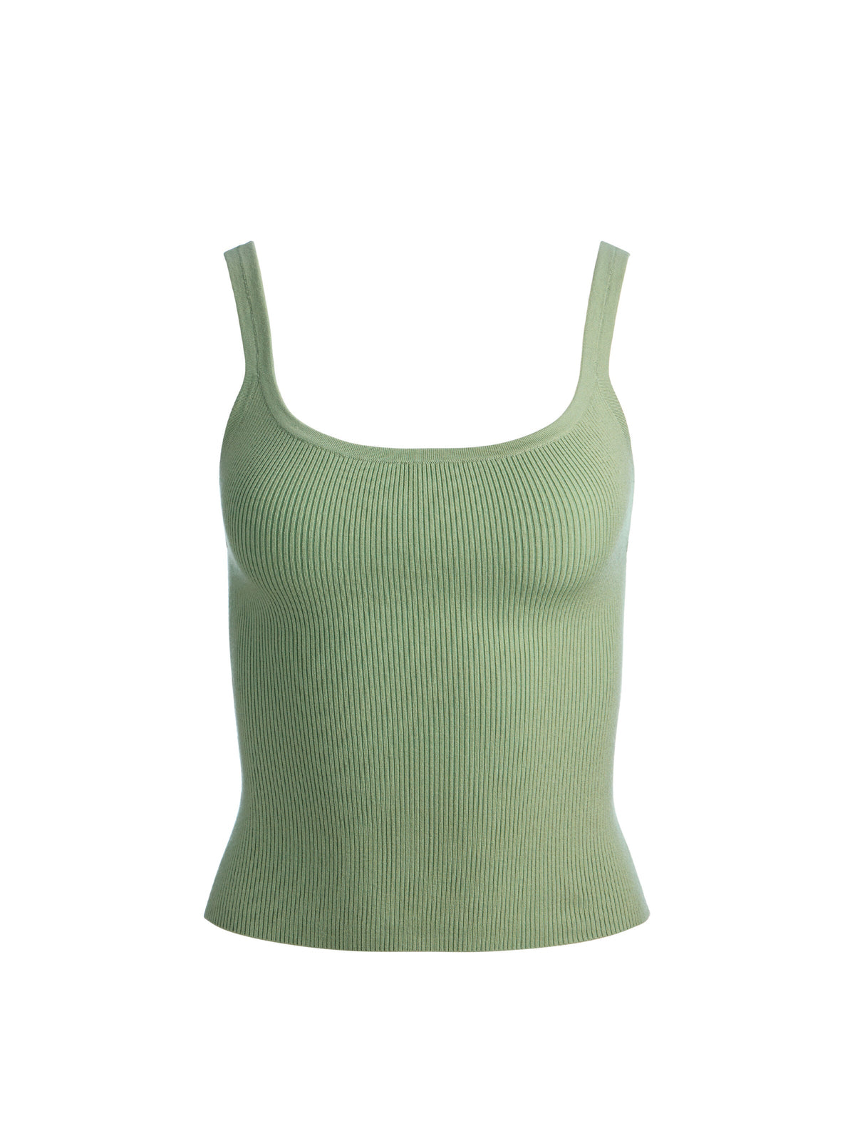 SHANA RIBBED TANK - SAGE