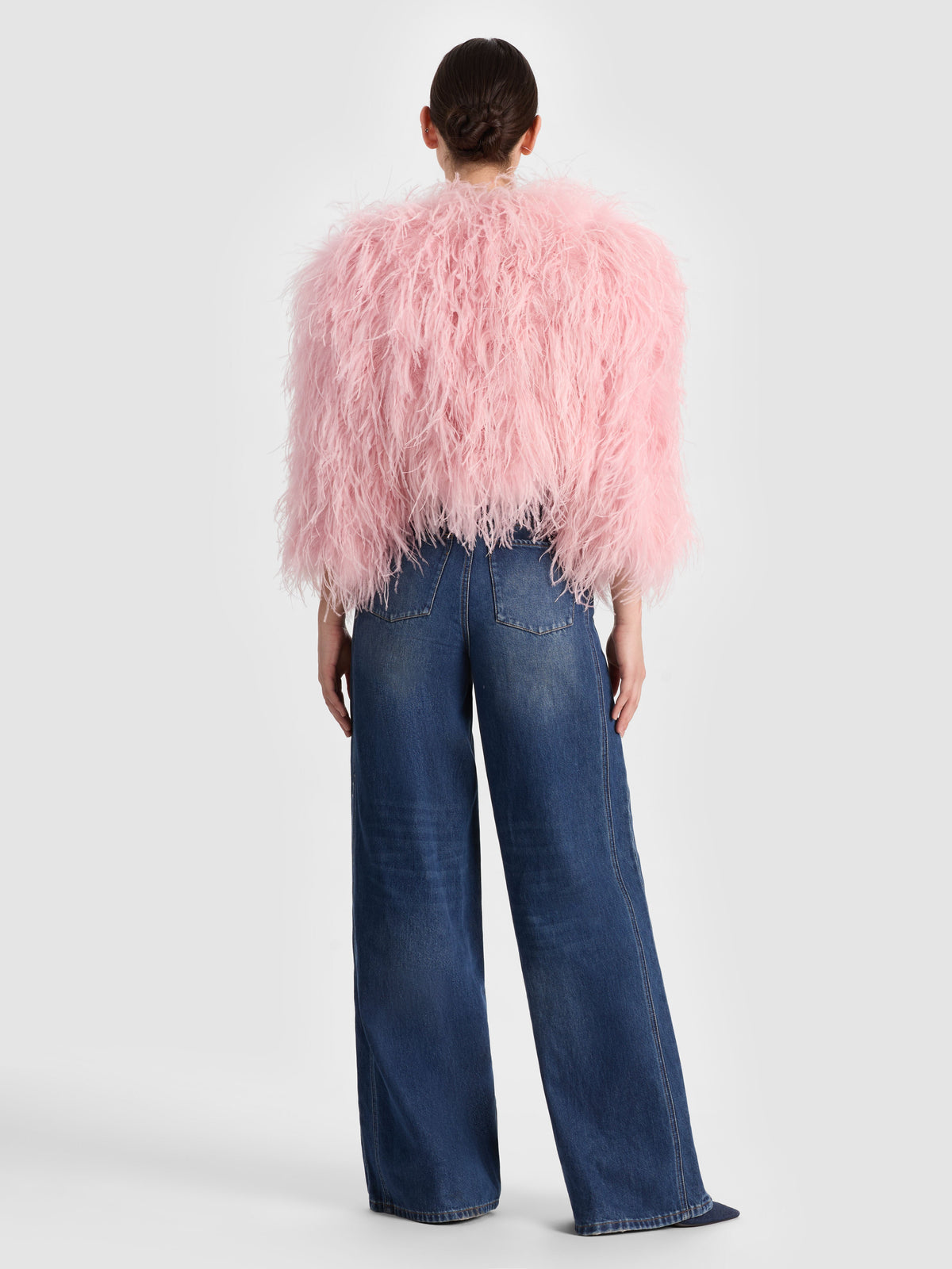 KIDMAN FEATHERED JACKET-ALICE + OLIVIA