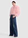KIDMAN FEATHERED JACKET-ALICE + OLIVIA