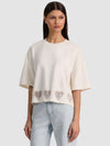 EVAN HEART CUTOUT TEE-ALICE + OLIVIA