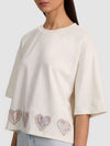 EVAN HEART CUTOUT TEE-ALICE + OLIVIA