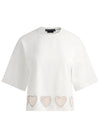 EVAN HEART CUTOUT TEE-ALICE + OLIVIA