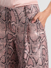ERIC VEGAN SNAKESKIN PANT-ALICE + OLIVIA