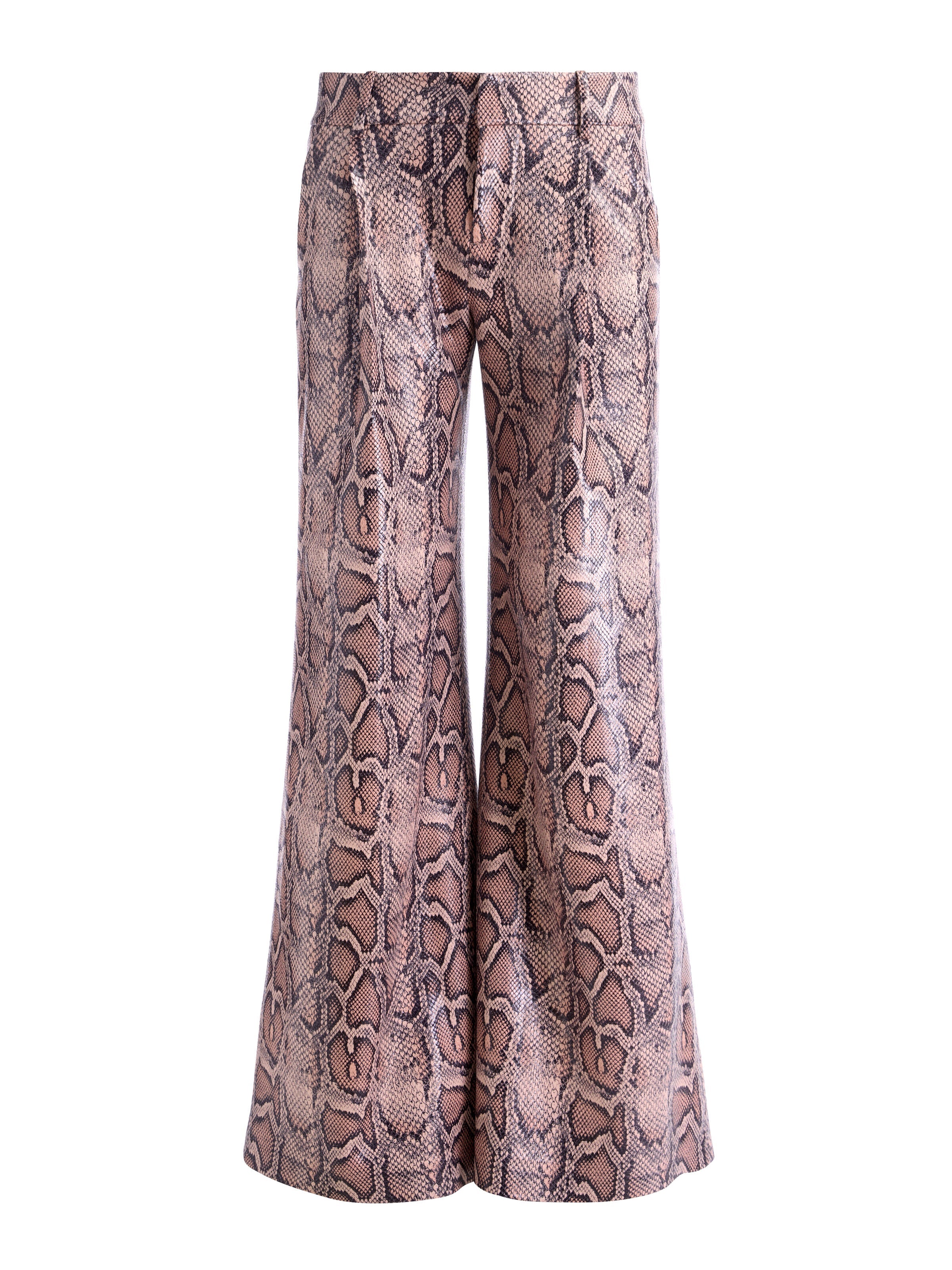 ERIC VEGAN SNAKESKIN PANT-ALICE + OLIVIA