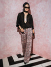 ERIC VEGAN SNAKESKIN PANT-ALICE + OLIVIA