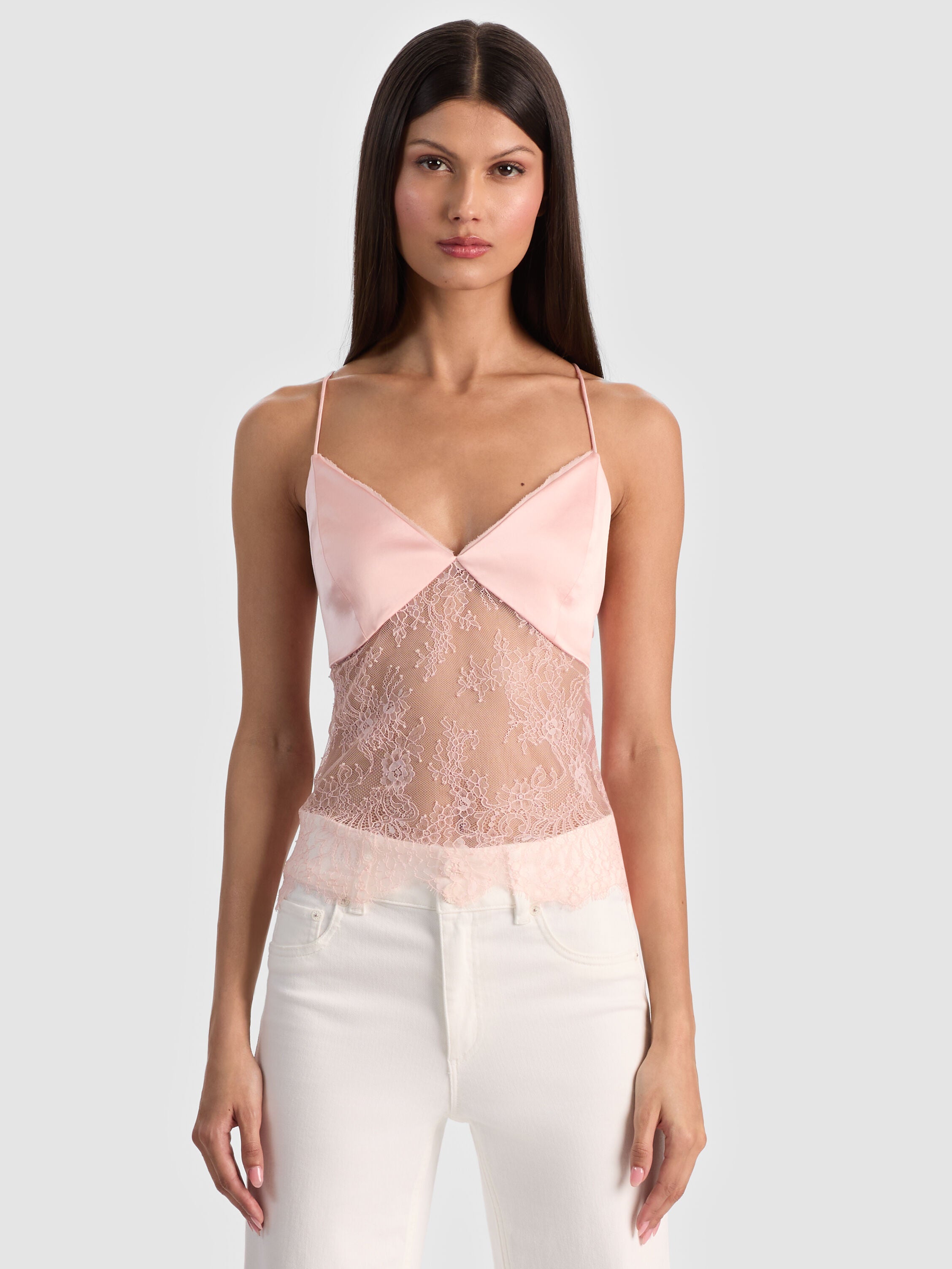 JULIETTA LACE TANK-ALICE + OLIVIA