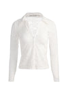 KARA LACE BUTTON DOWN-ALICE + OLIVIA