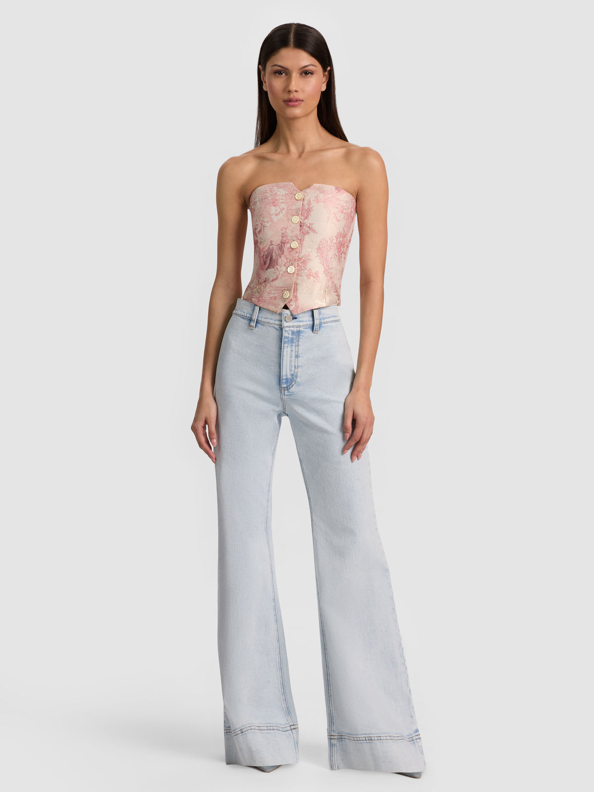 KELCEY STRAPLESS VEST-ALICE + OLIVIA