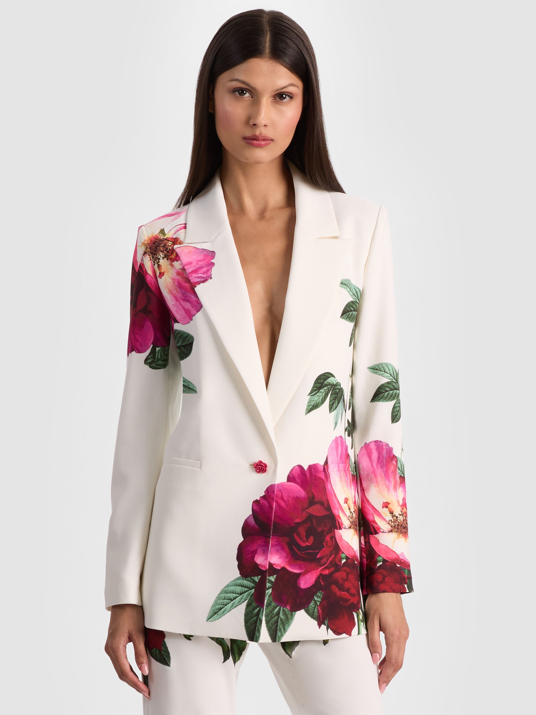 DENNY BOYFRIEND BLAZER-ALICE + OLIVIA
