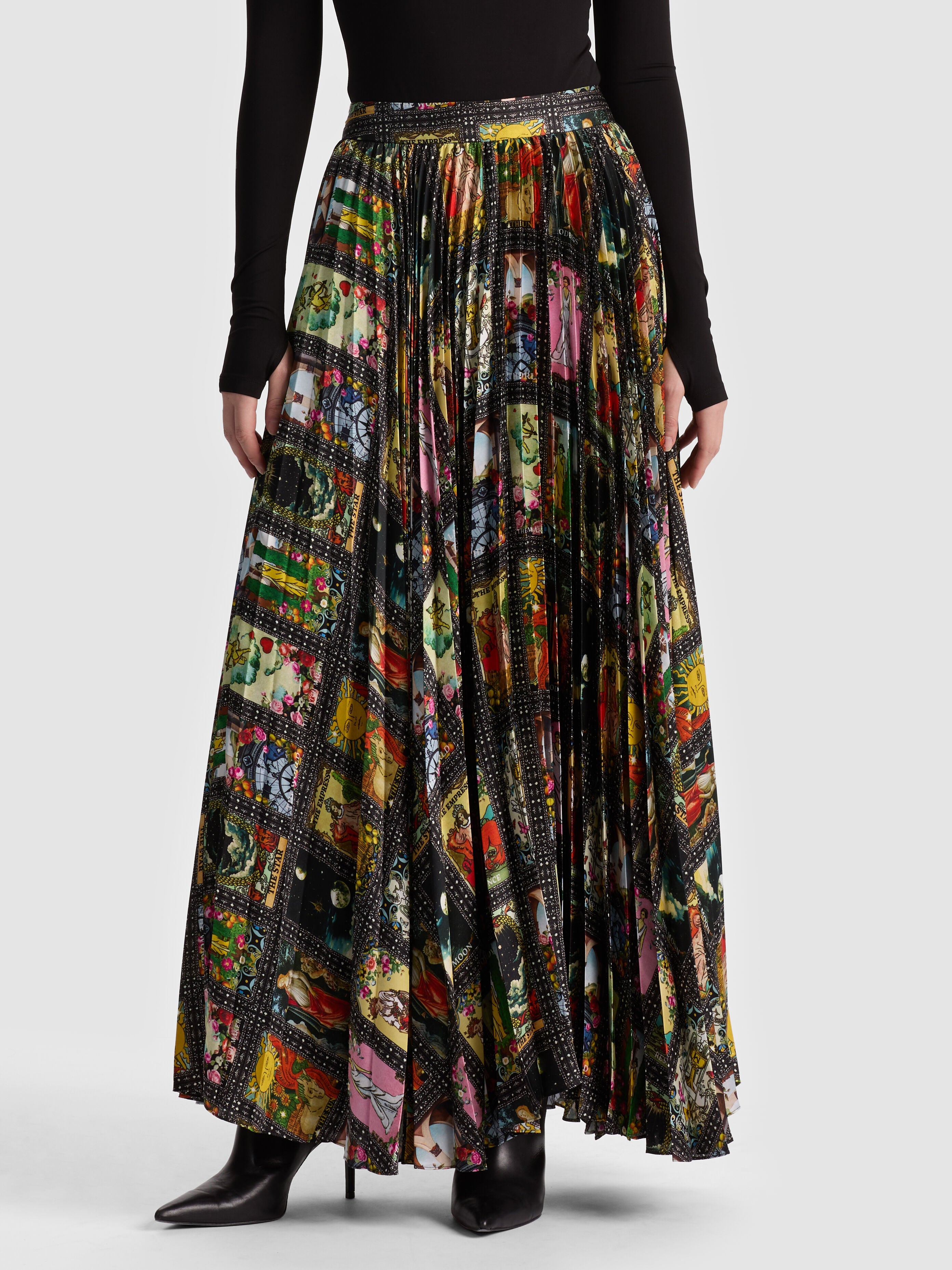 KATZ PLEATED MAXI SKIRT-ALICE + OLIVIA