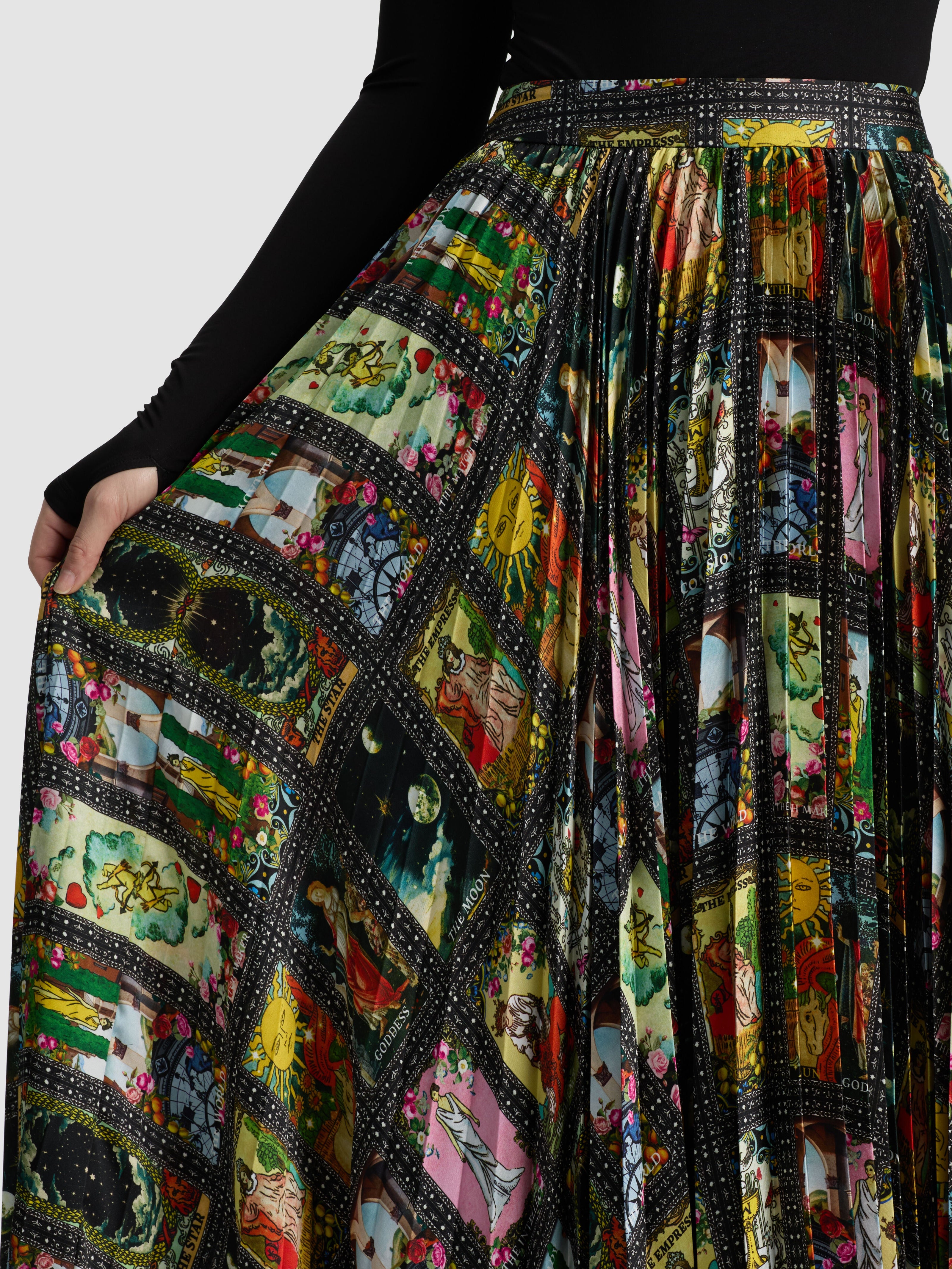 KATZ PLEATED MAXI SKIRT-ALICE + OLIVIA