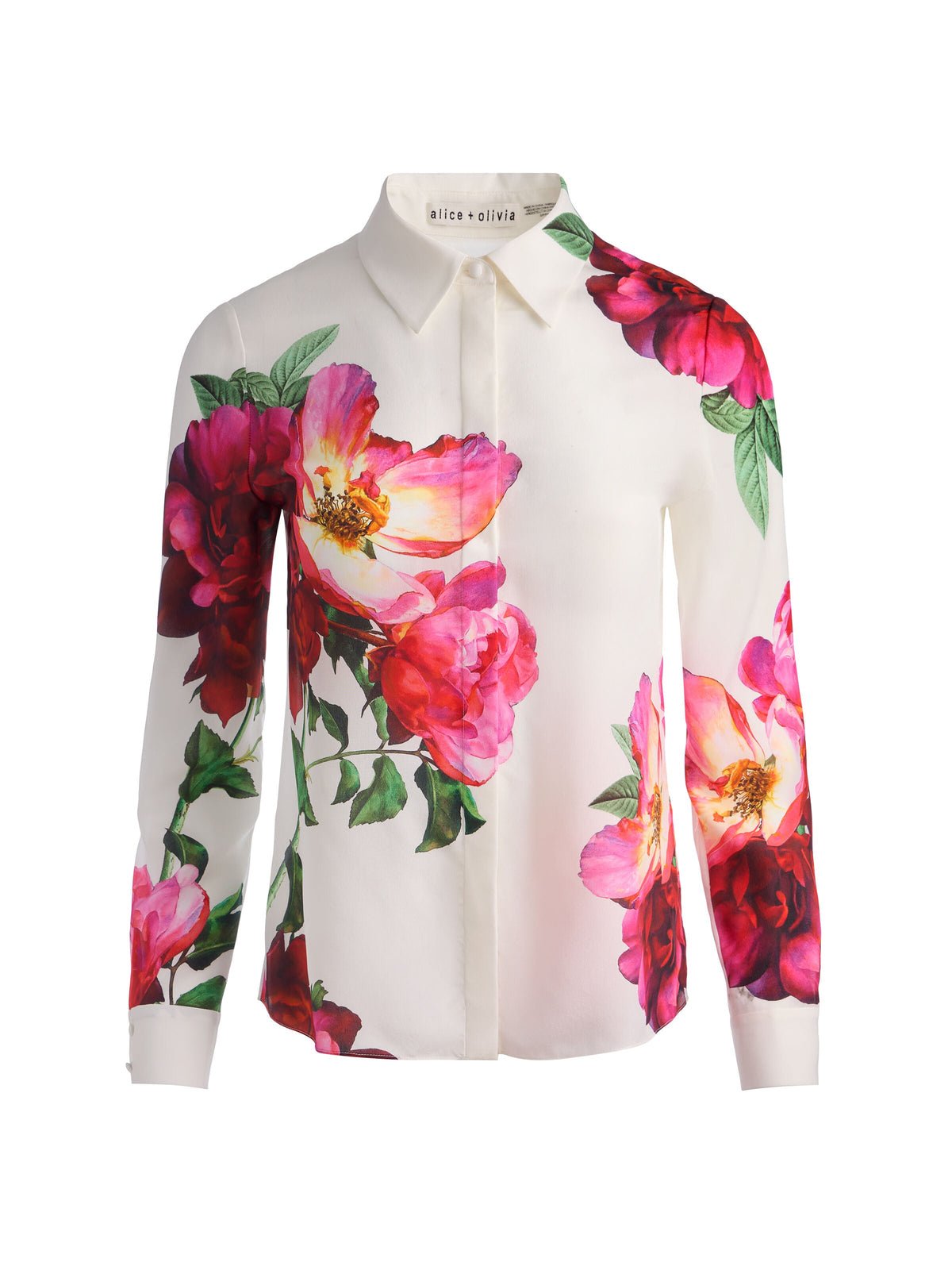 WILLA SILK BLOUSE-ALICE + OLIVIA