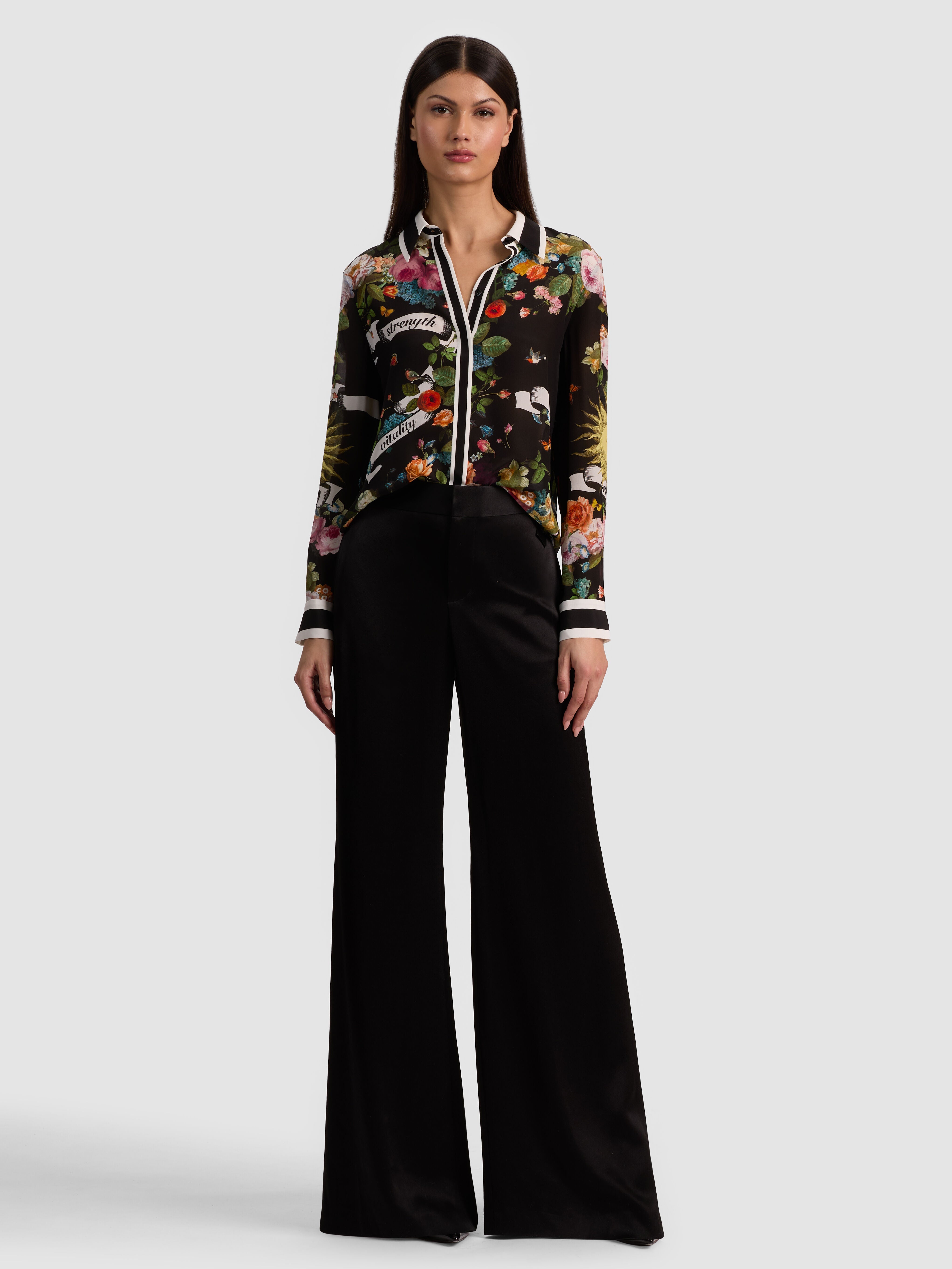 WILLA SILK BLOUSE-ALICE + OLIVIA