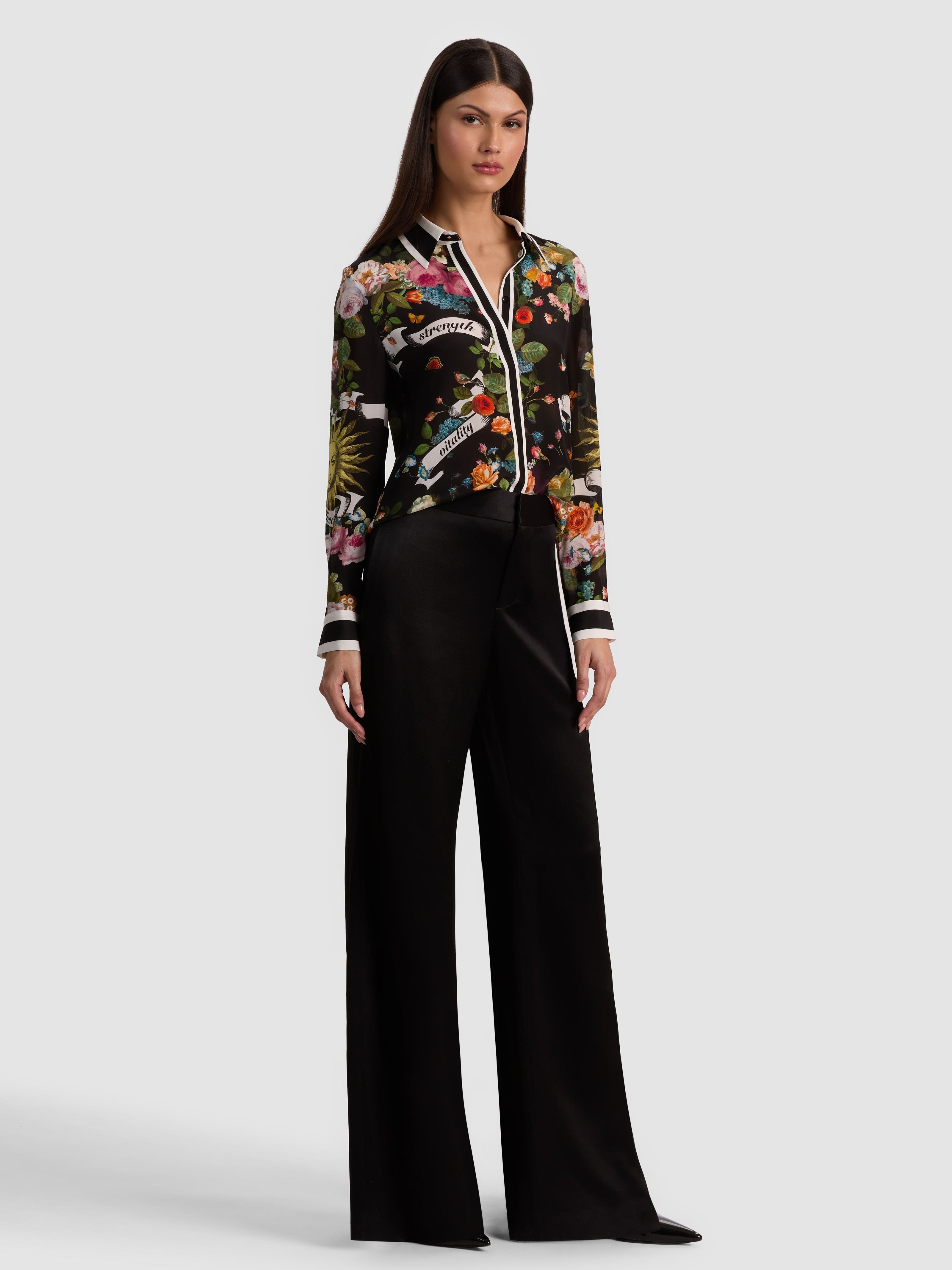 WILLA SILK BLOUSE-ALICE + OLIVIA